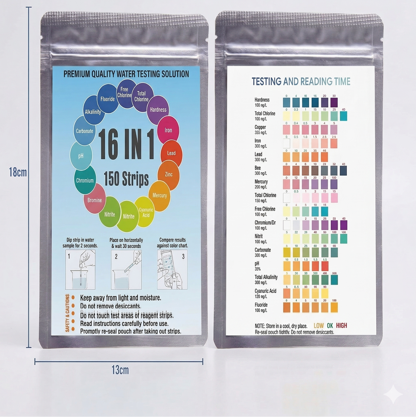 Aqua-Safe Testing Strips (150 ct)